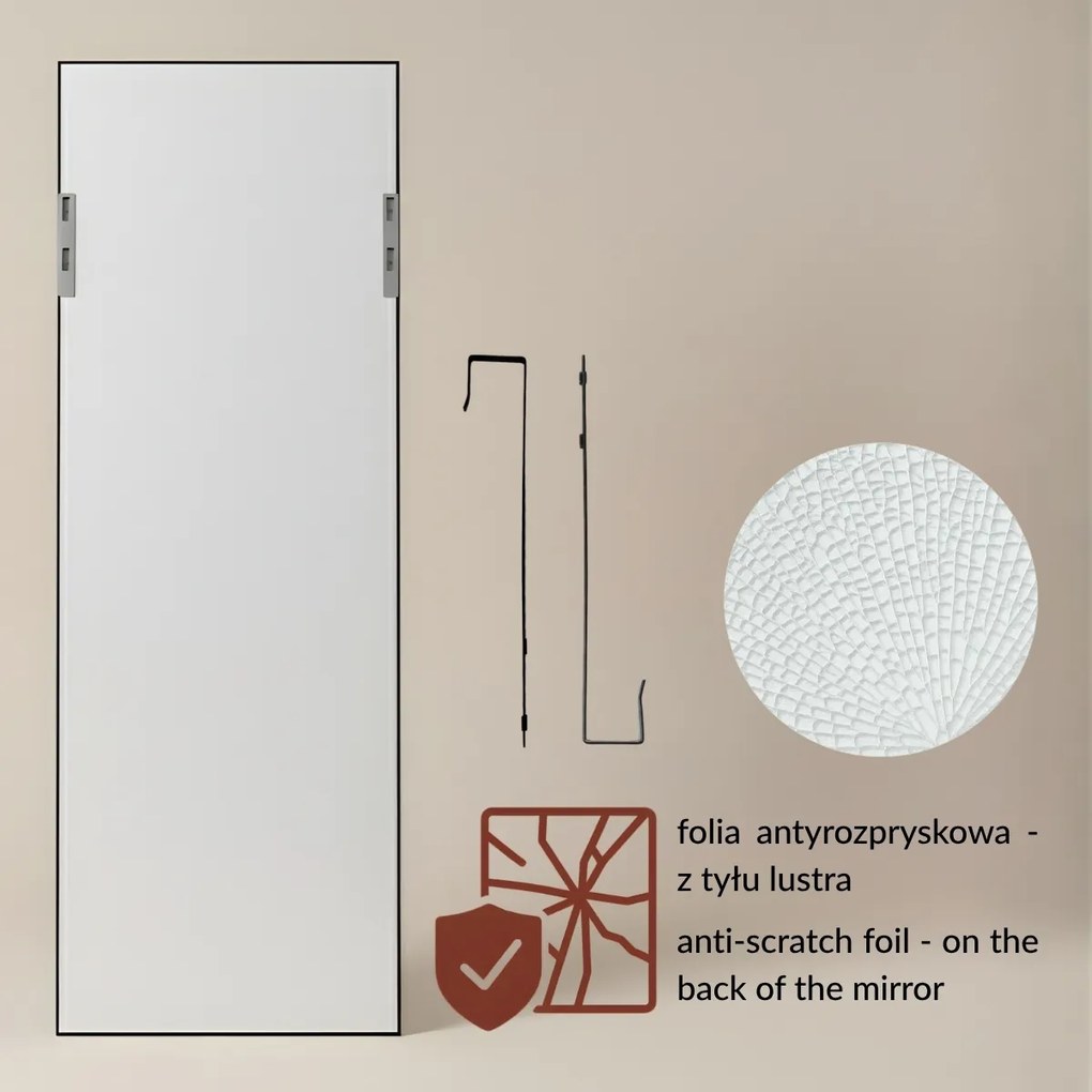 Lustro na drzwi AINA, 36 x 110 cm