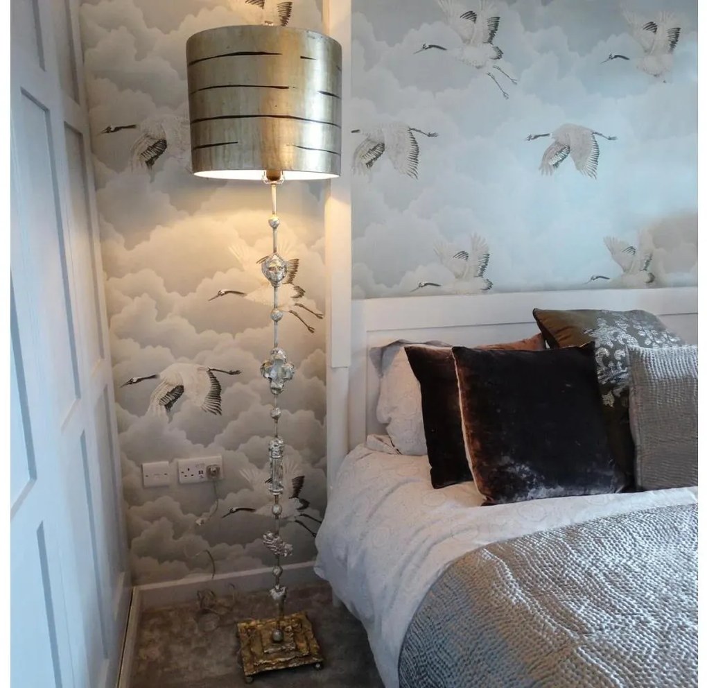 Flambeau FB-FRAGMENT-FL-G - Lampa podłogowa FRAGMENT 1xE27/60W/230V