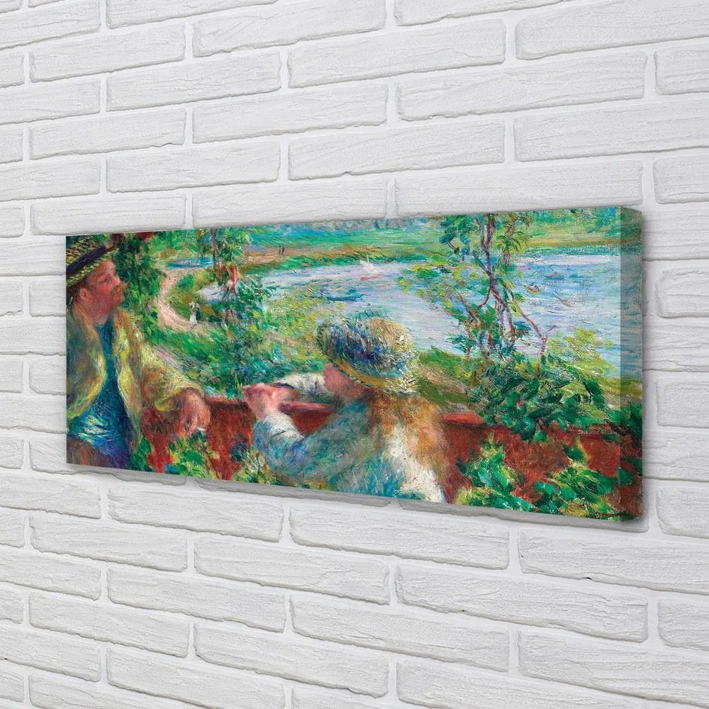 Duży obraz na płótnie Nad wodą - Pierre Auguste Renoir