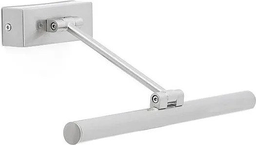 Faro Barcelona - Magritte 300 Kinkiet, 6W LED 3000K - Regulowany, Lampa obrazowa, 380lm - Nikiel