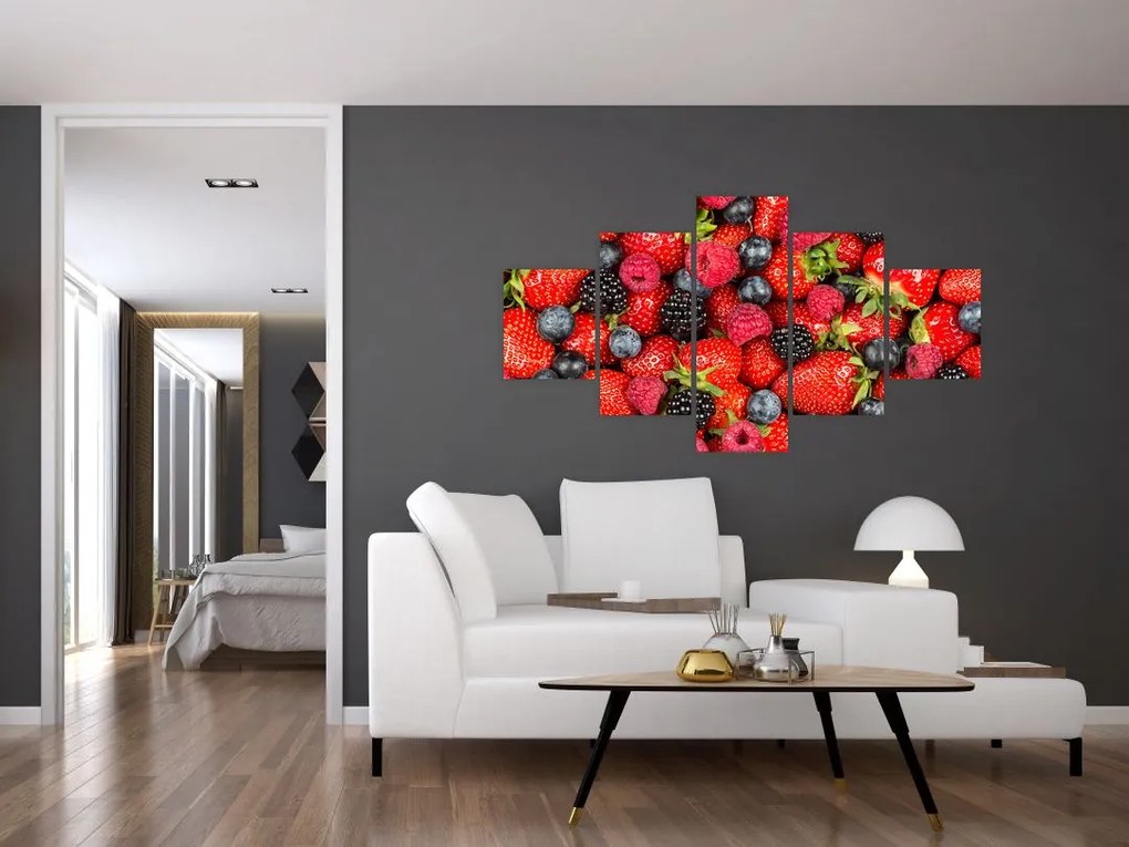 Obraz - Ładunek owoców (125x70 cm)