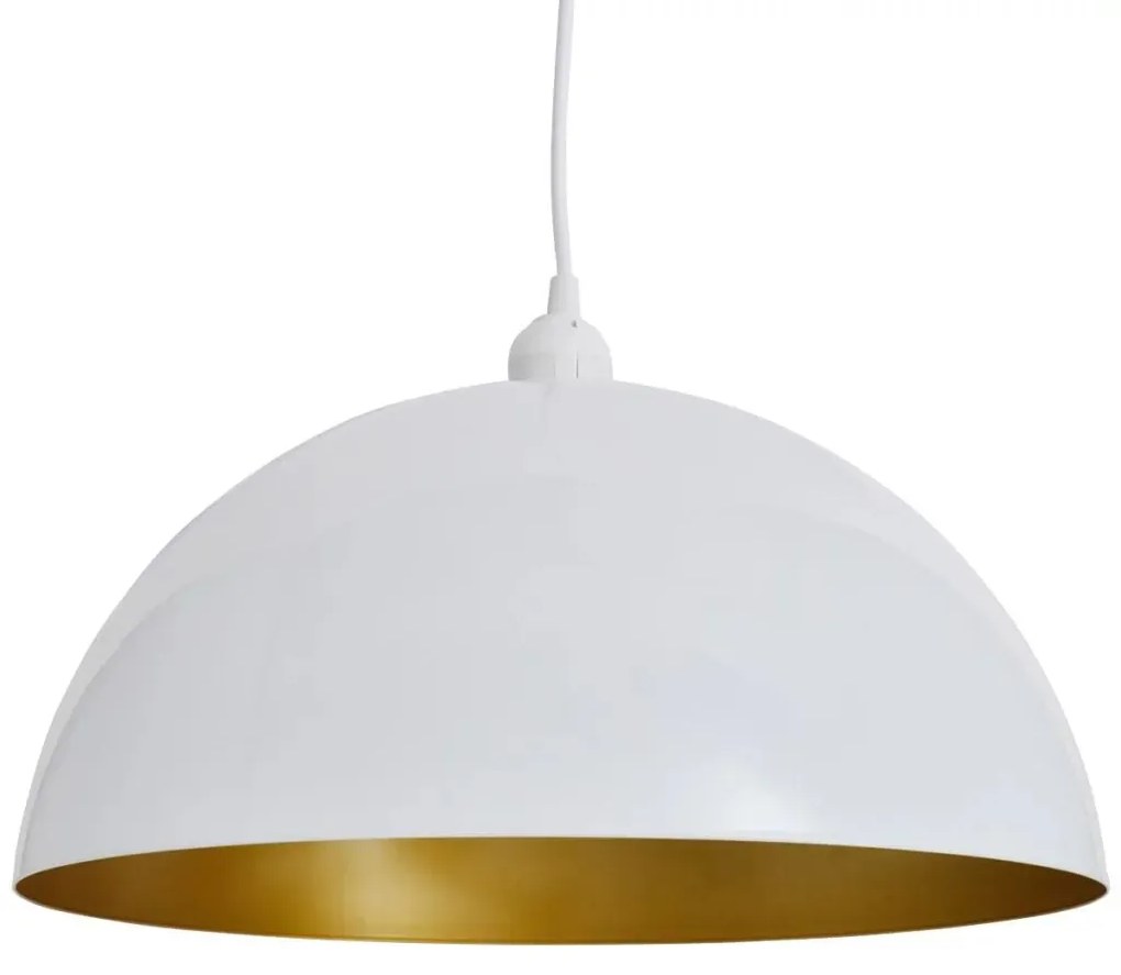 Białe regulowane lampy wiszące 2 sztuki - 3X E985 C8-R27