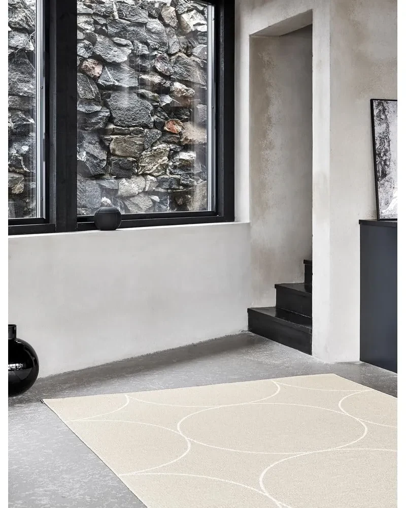 Kremowy chodnik odpowiedni na zewnątrz 70x200 cm Boo Linen – Pappelina