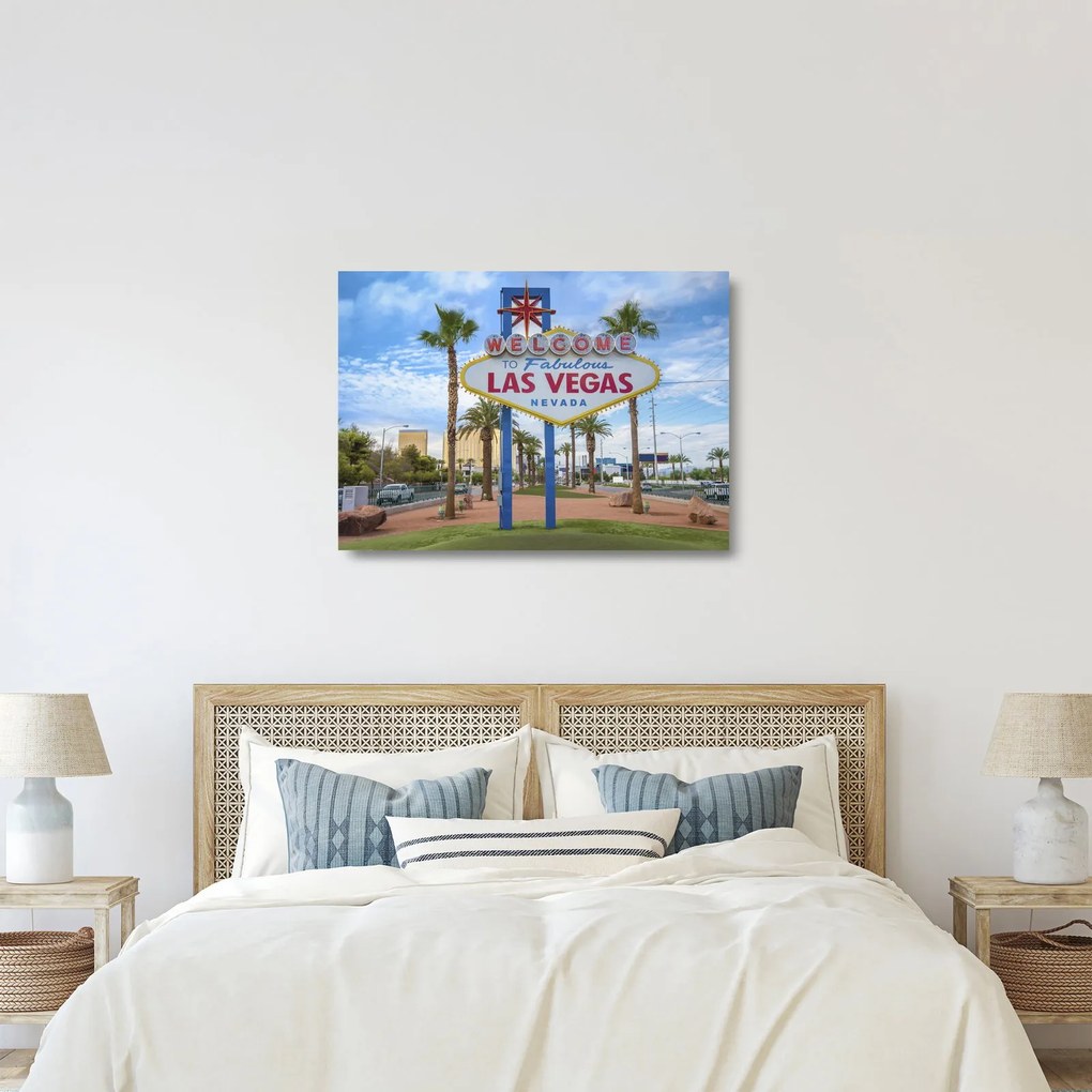 Obraz na szkle - Las Vegas (70x50 cm)