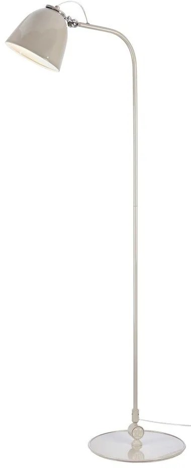 Szarobeżowa lampa stojąca z metalowym kloszem (wysokość 130 cm) Tilt – Markslöjd