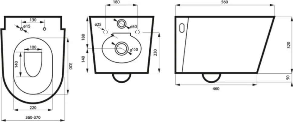 Miska WC wisząca biała LOCA z deską wolnoopadającą typu Duro