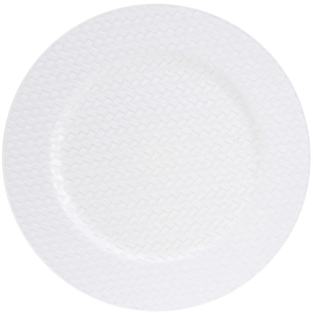 Talerz świąteczny z plecionką, Ø 33 cm