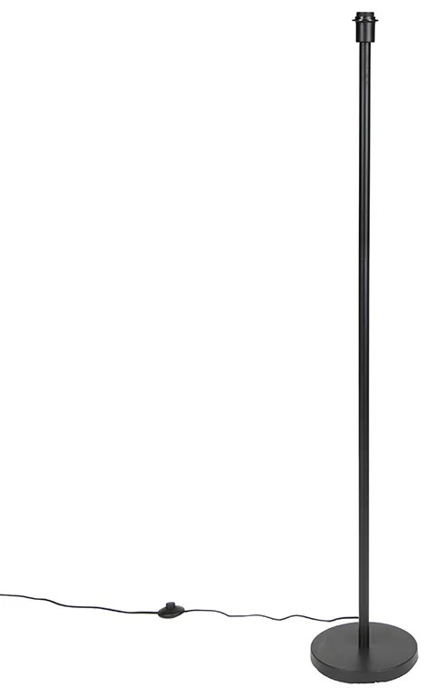 Nowoczesna lampa podłogowa czarna bez klosza 149 cm - Simplo