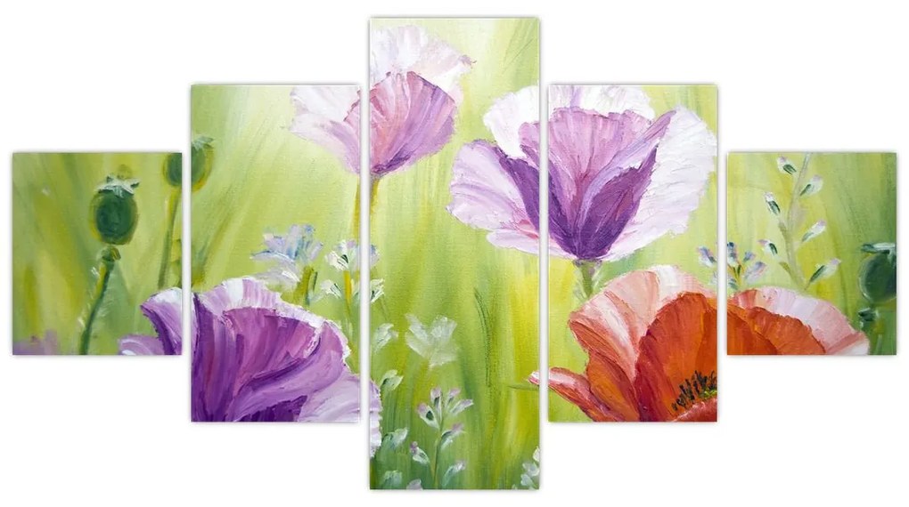 Obraz - Maki (125x70 cm)