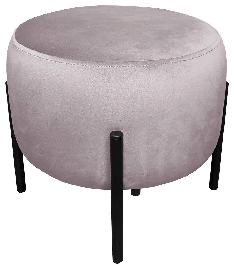 Pufa OLA LOFT ławka podnóżek metal MG55