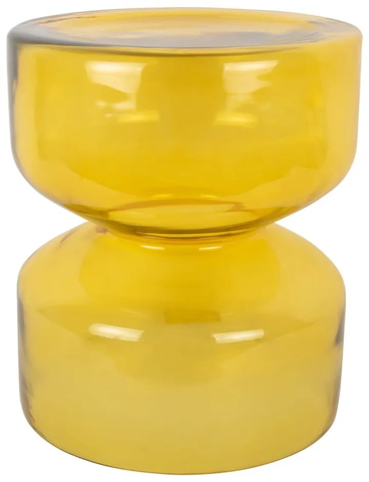 Szklany okrągły stolik ø 35 cm Doble – Leitmotiv