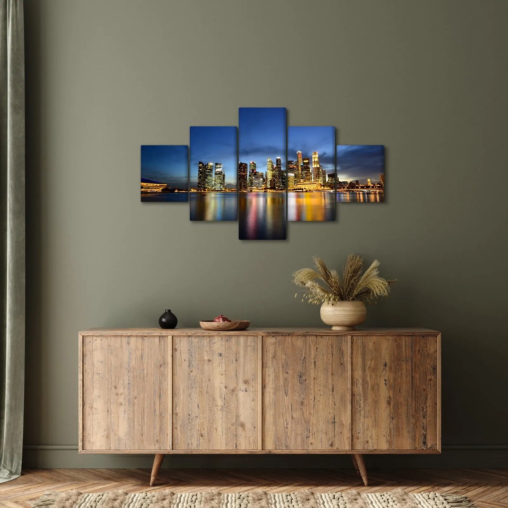 Obraz drapaczy chmur (125x70 cm)