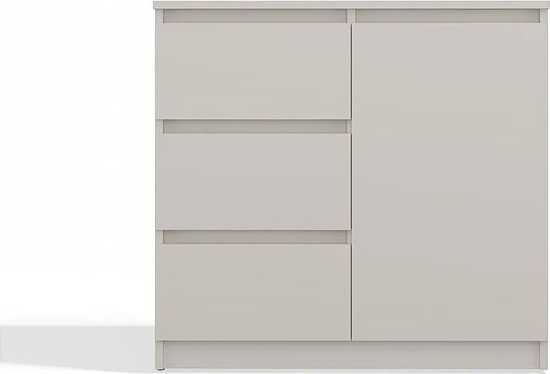 Komoda Malwa  1D3S | Kaszmir | 80x40x75 cm | 1 Drzwi, 3 Szuflady
