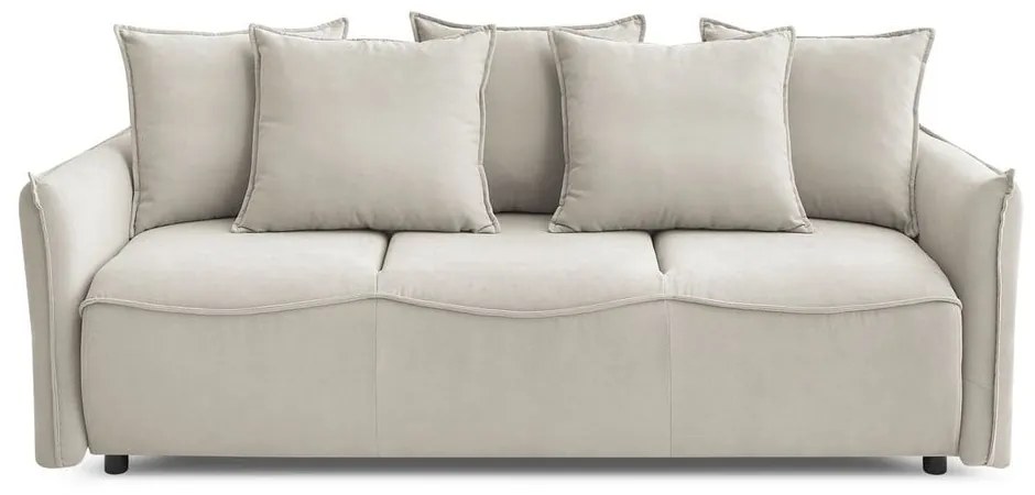 Kremowa rozkładana sofa 226 cm Leon – Bobochic Paris