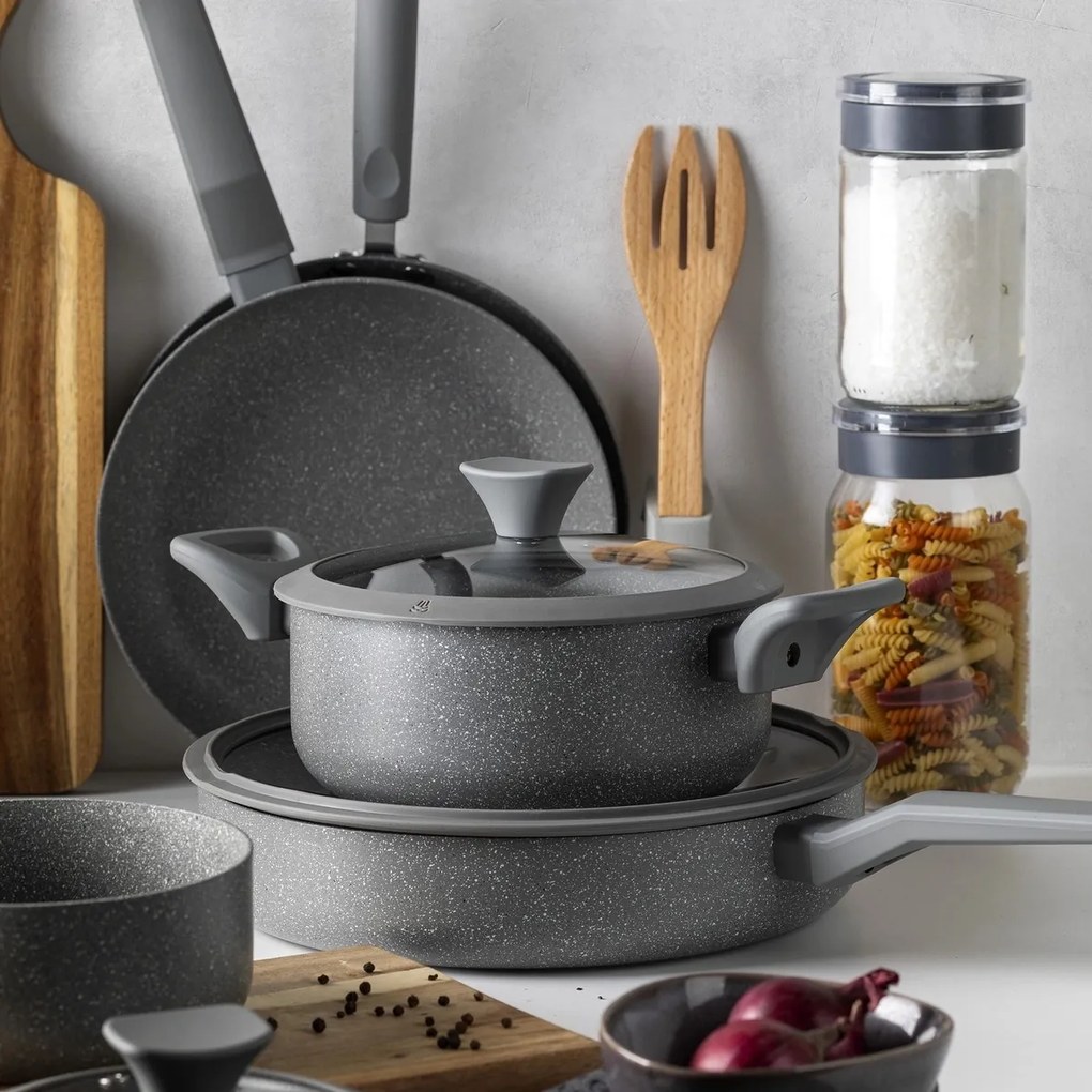 Florina Aluminiowy garnek z pokrywką autorstwaMateusza Gesslera, 24 cm, 4,2 l