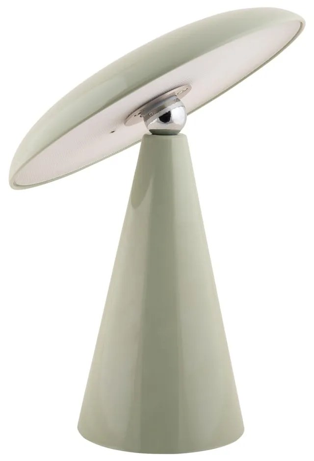 Jasnozielona lampa stołowa LED ze ściemniaczem (wysokość 26 cm) Phoebe – Leitmotiv