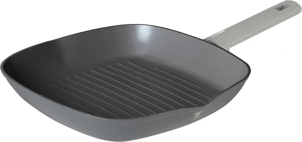 Szara patelnia grillowa z powłoką tytanową M7-L56