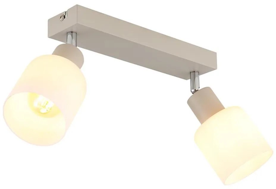 Globo 54114-2 - Oprawa punktowa TRENT 2xE14/25W/230V