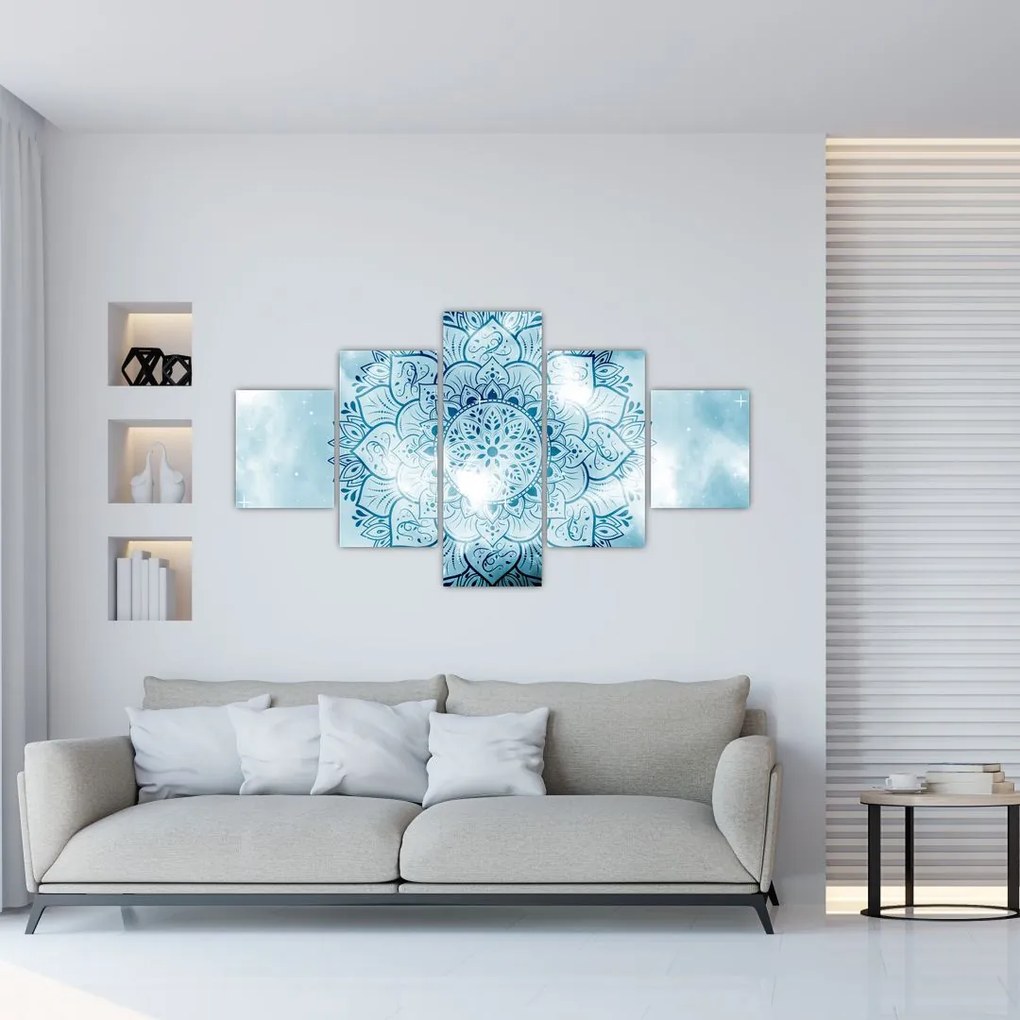 Obraz - Niebiańska mandala (125x70 cm)