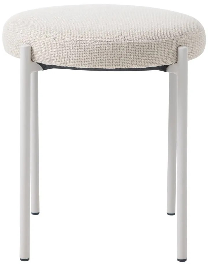 Kremowy metalowy stołek Pelican – Unique Furniture