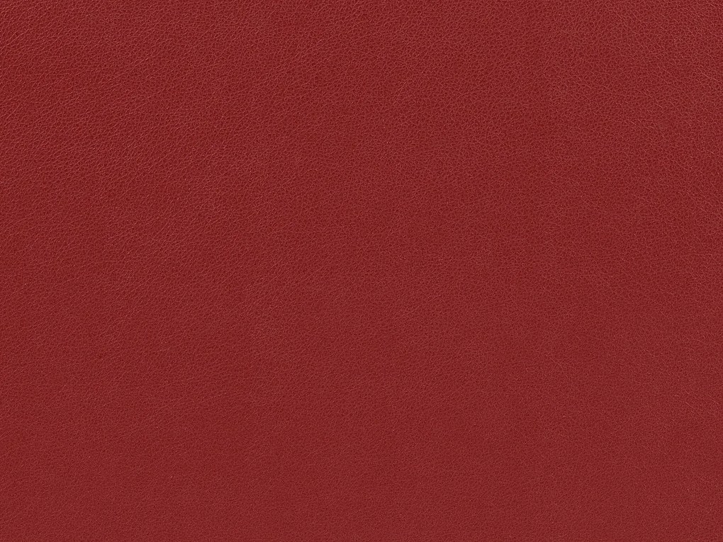 Kanapa narożna ze skóry MISHIMA - Czerwony - Narożnik prawostronny