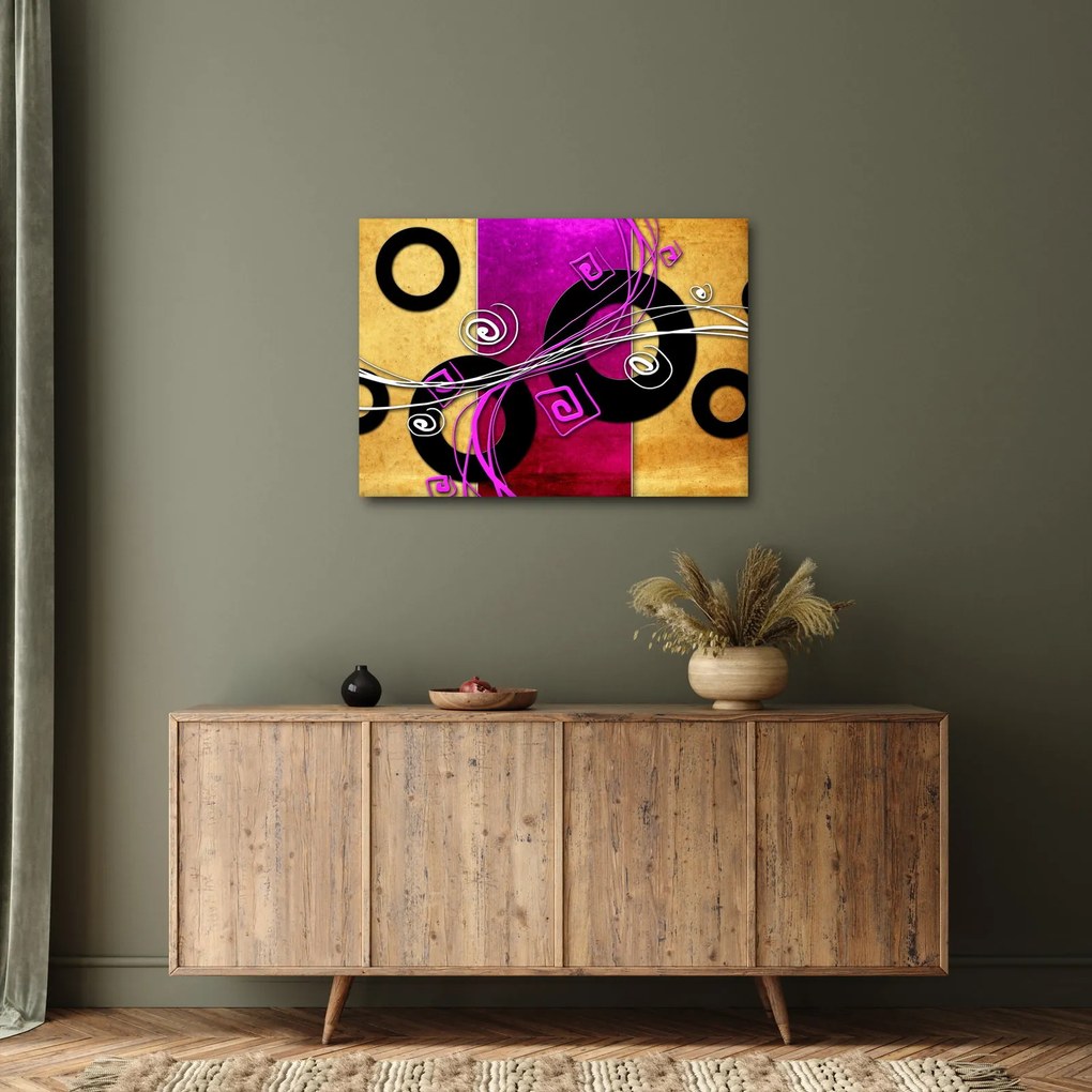 Obraz abstrakcji (70x50 cm)