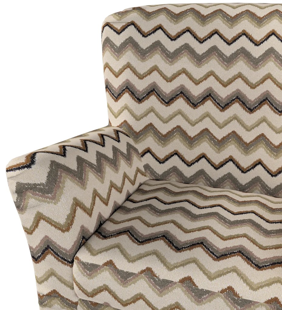 Pokrowiec na fotel Tomelilla wysoki z zakładkami