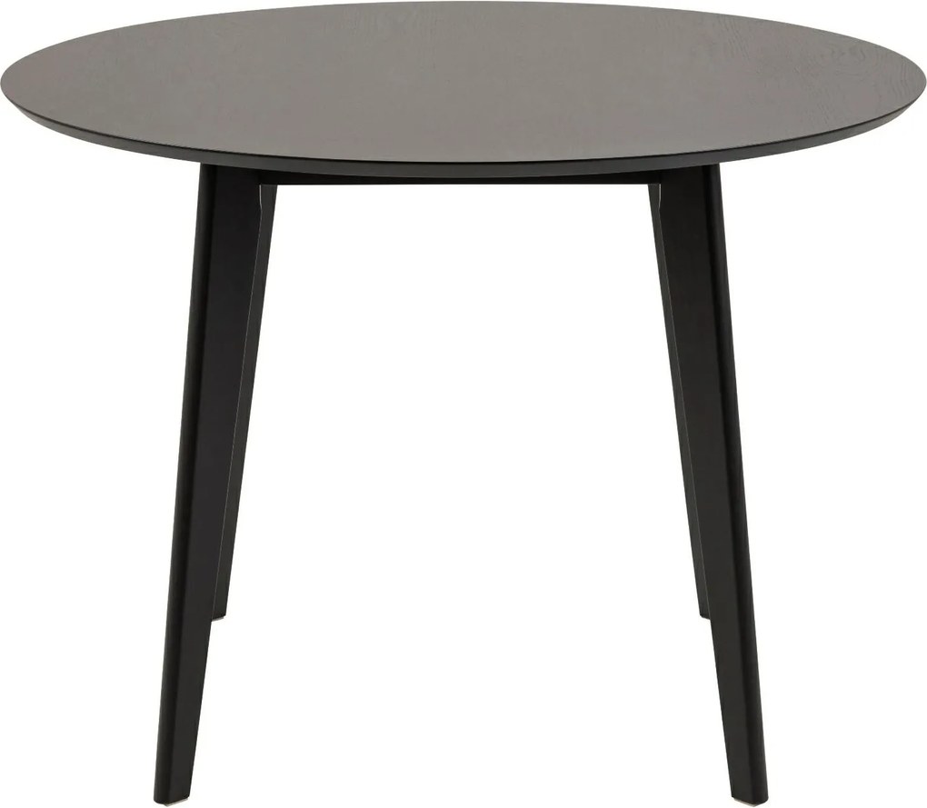 Okrągły stół nierozkładany Roxby 105 cm czarny