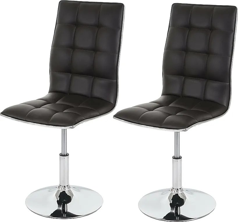 Krzesło do jadalni MCW-C41 (zestaw 2 szt.),  brązowe