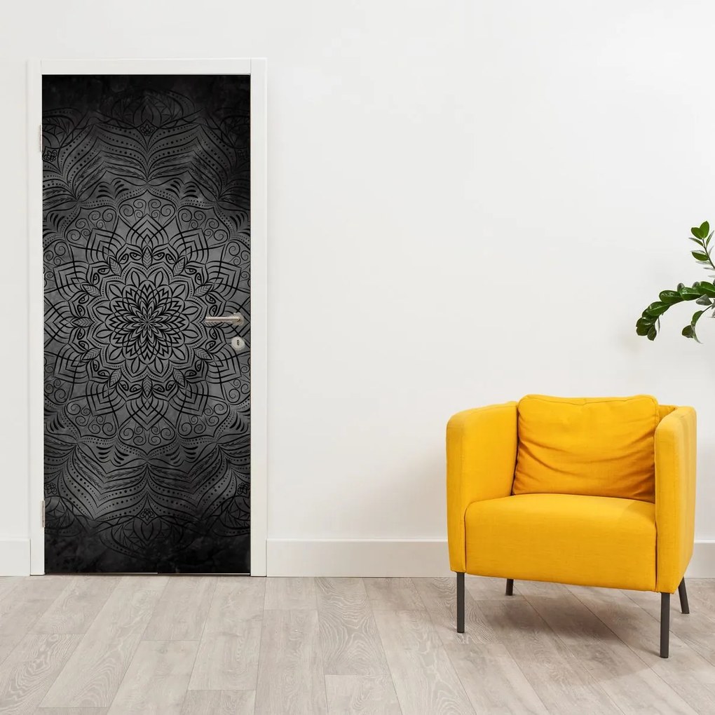 Fototapeta na drzwi - Mistyczna mandala (95x205cm)