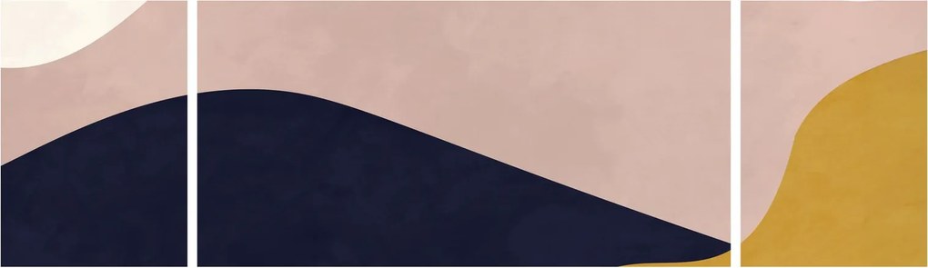 Obraz - Akwarelowe góry N⁰2 (170x50 cm)