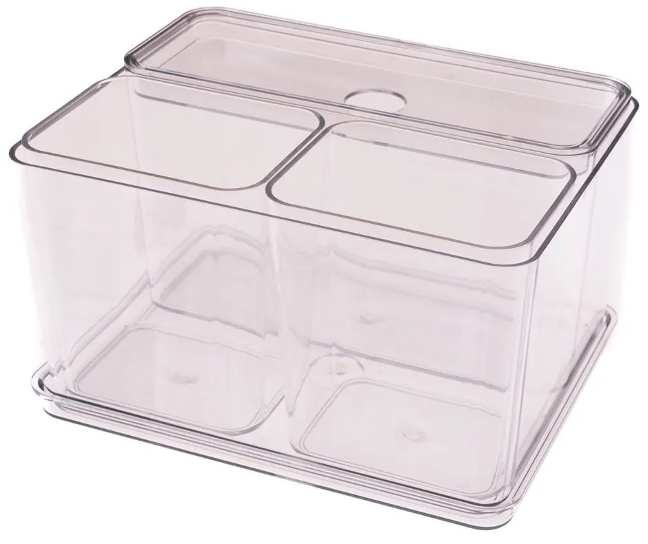 Plastikowe organizery łazienkowe zestaw 4 szt. – Casa De Engel