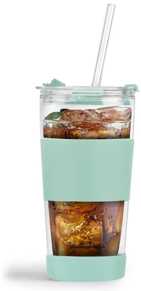 Miętowy kubek termiczny 600 ml Fuori – Vialli Design