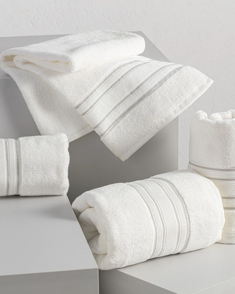 Zestaw ręczników Gunnar 3szt. creamy white grey