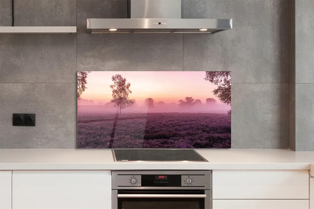 Szklany Panel Koloryt Wrzosowiska