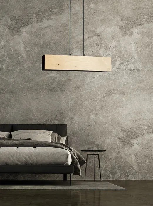 Czarna wisząca lampa sufitowa - 4X D003 C9-Z62