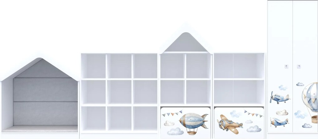 Komplet mebli do sal edukacyjnych Blox Air 4