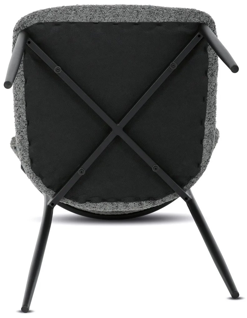 Zestaw krzeseł do jadalni CT-W1021 GREY2, 4 szt.