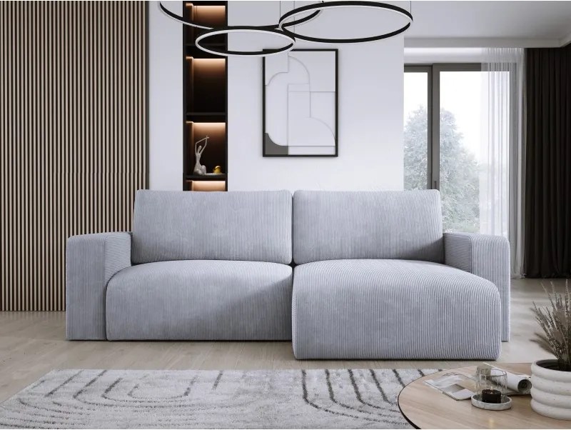 Narożnik wolnostojący CARL Prawy w tkaninie POSO 110