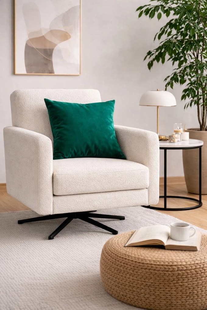 Poduszka dekoracyjna : Kolor tkaniny - VELVET - MG20, Rozmiar - 40x40, Typ tkaniny - Velvet