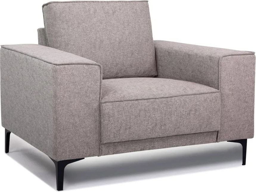 Szarobrązowy fotel Scandic Copenhagen Gusto