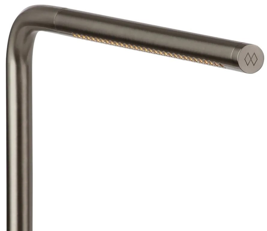 Metalowa lampa stołowa LED w kolorze srebra ze ściemniaczem (wysokość 46 cm) Omni Table – UMAGE