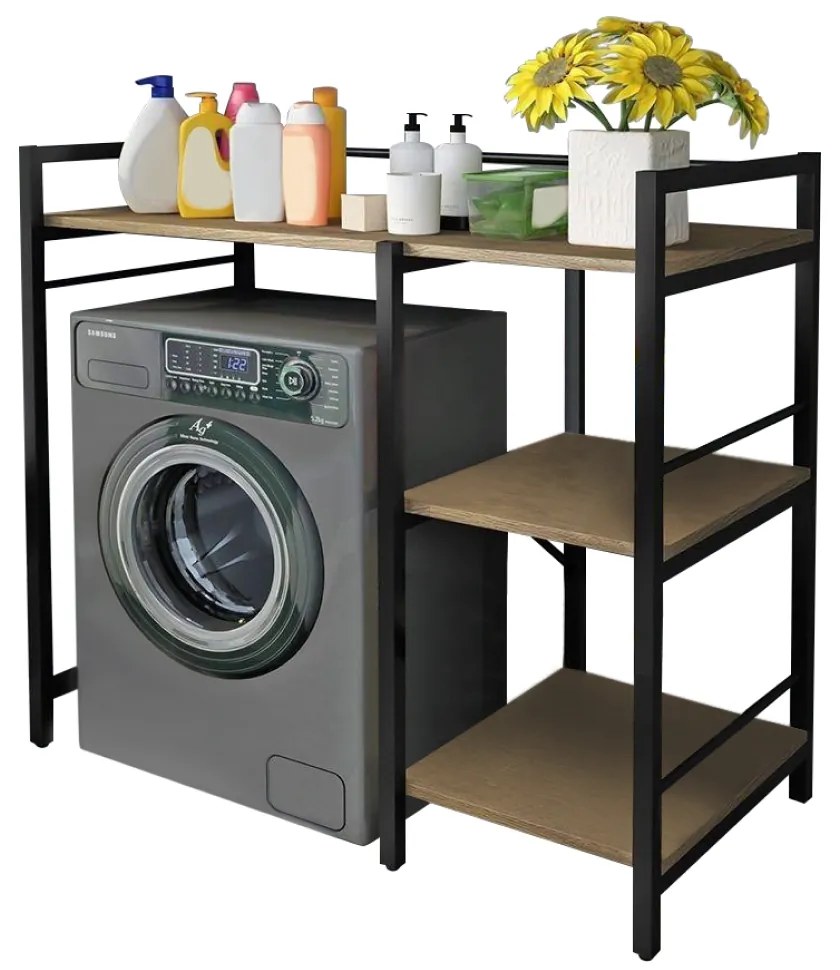 Regał nad pralką BARNET, dąb