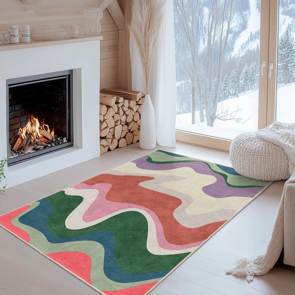 Chodnik odpowiedni do prania 80x200 cm Squiggly Breeze – Mila Home