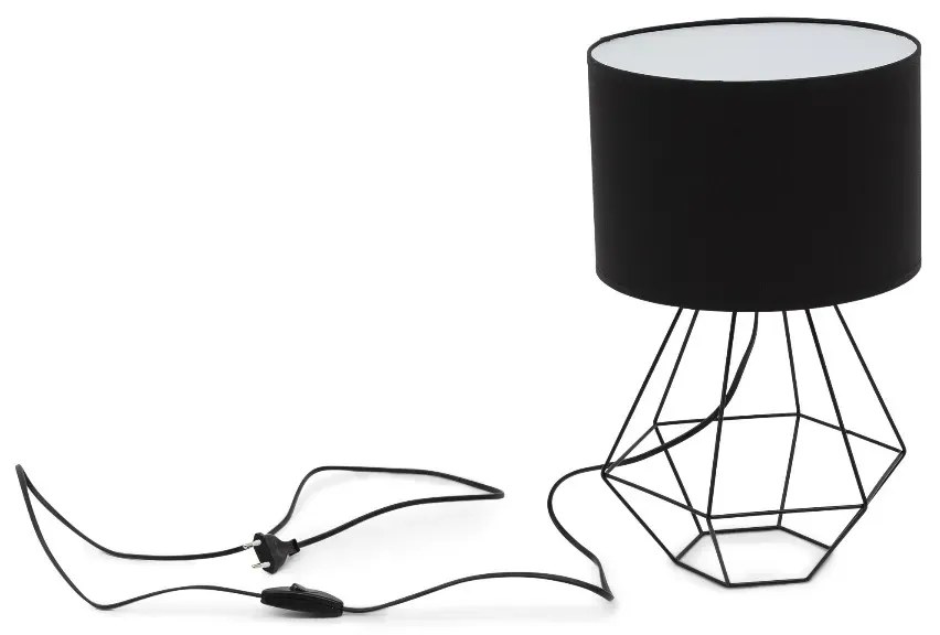 Lampa stołowa BREVITAS czarna ELTAP
