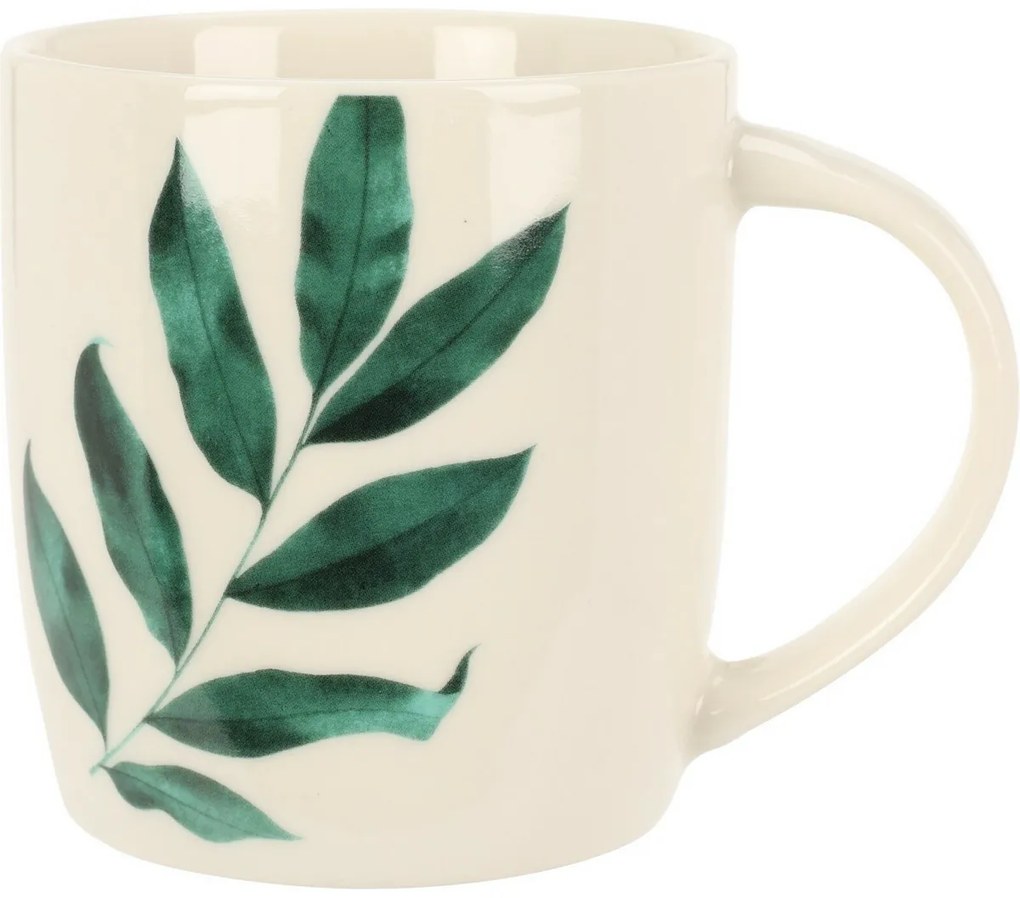Kubek porcelanowy Leaf, 325 ml