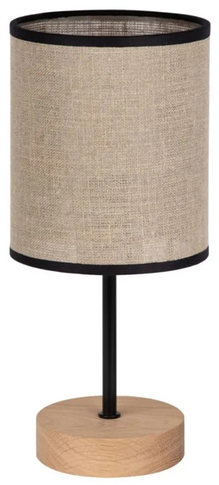 Spot-Light 77771974 - Lampa stołowa NEGRO 1xE27/25W/230V dąb