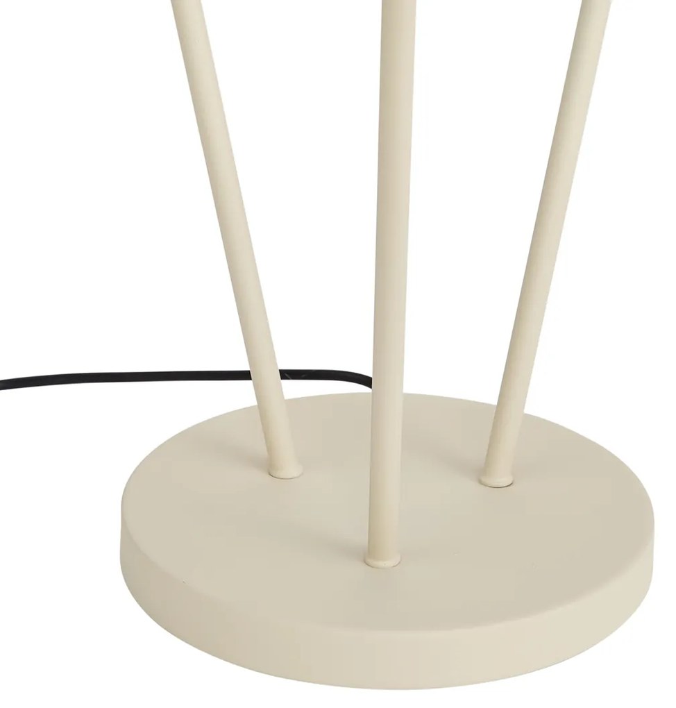 Nowoczesna lampa podłogowa beżowa 3-punktowa GU10 35mm - Thomas Nowoczesny Oswietlenie wewnetrzne