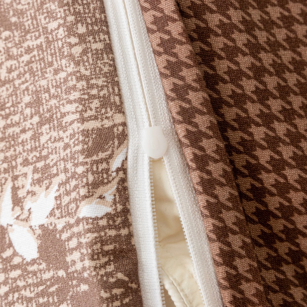 PrzytulneMieszkanie.pl PrzytulneMieszkanie.pl Pościel z mikroflanelu BRONIVA brązowe Rozmiar pościeli: 70 x 90 cm | 140 x 200 cm