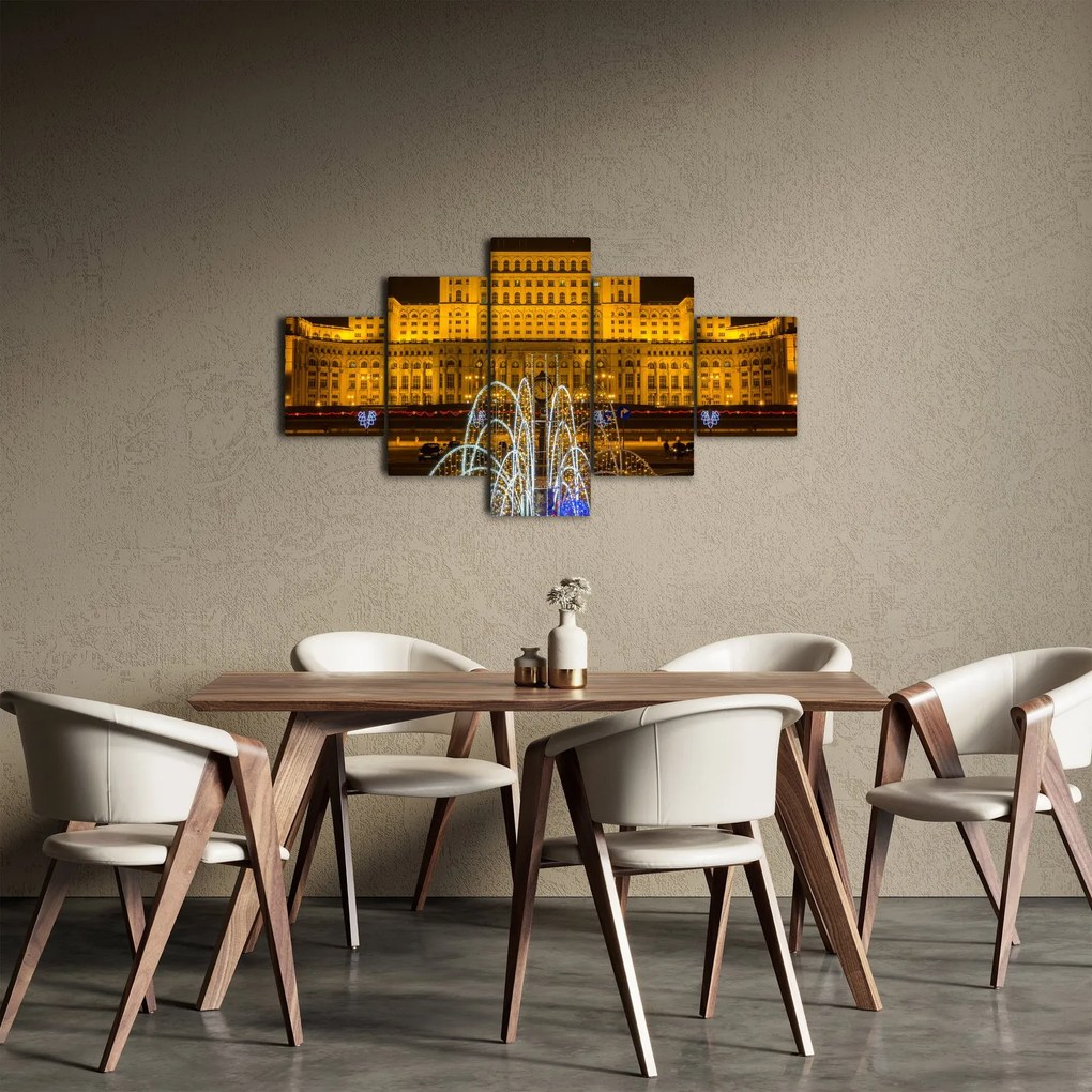 Obraz - Pałac Parlamentu, Bukareszt Rumunia (125x70 cm)